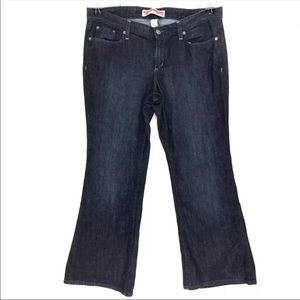⬇️ Gap Premium Flare Dark Blue Denim Jeans 14